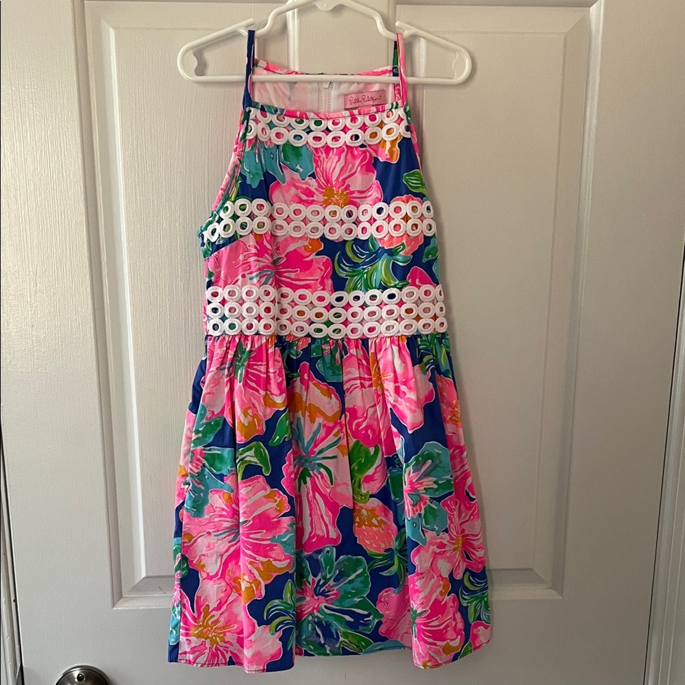 Lilly Pulitzer Vibrant Floral Kids Dress